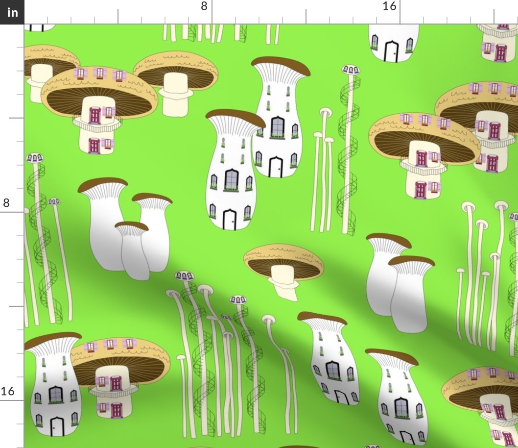 Mushroom Houses Springtime 2020