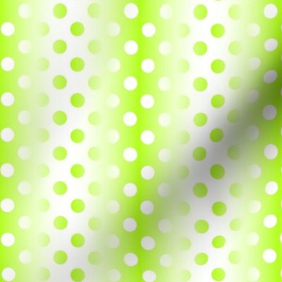 Medium bright green white gradient dots 