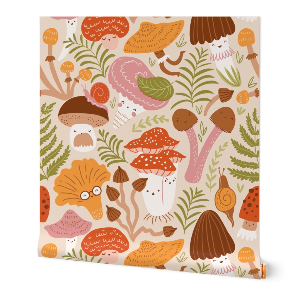 Cute mushrooms (large scale)