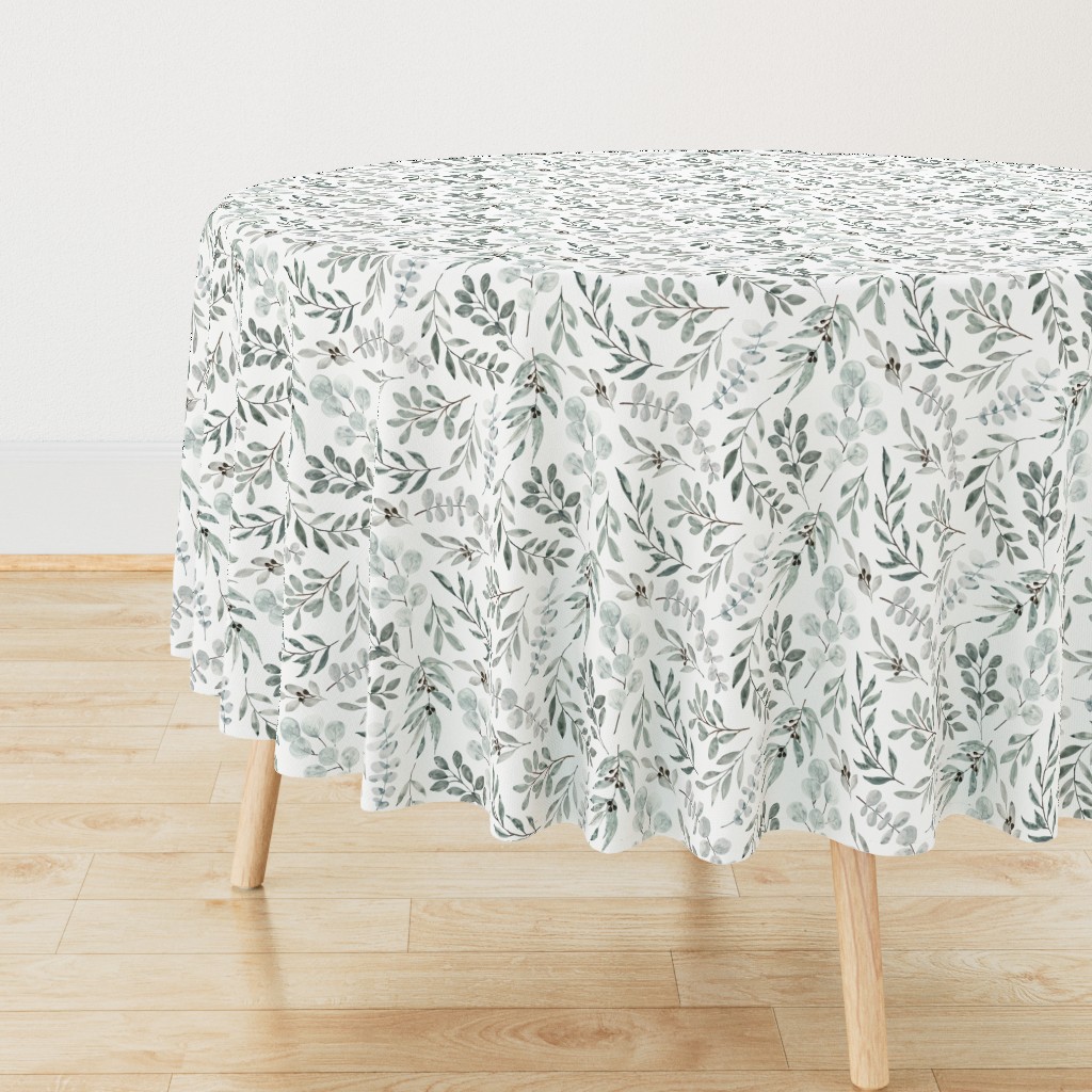 Medium // Eucalyptus Fabric Nursery Wallpaper by Erin Kendal New Edition 1 
