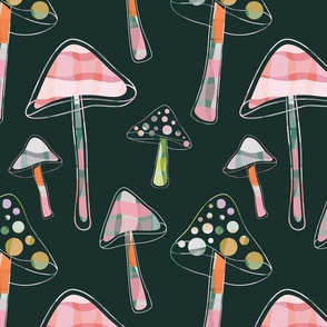 Patterned Mushrooms