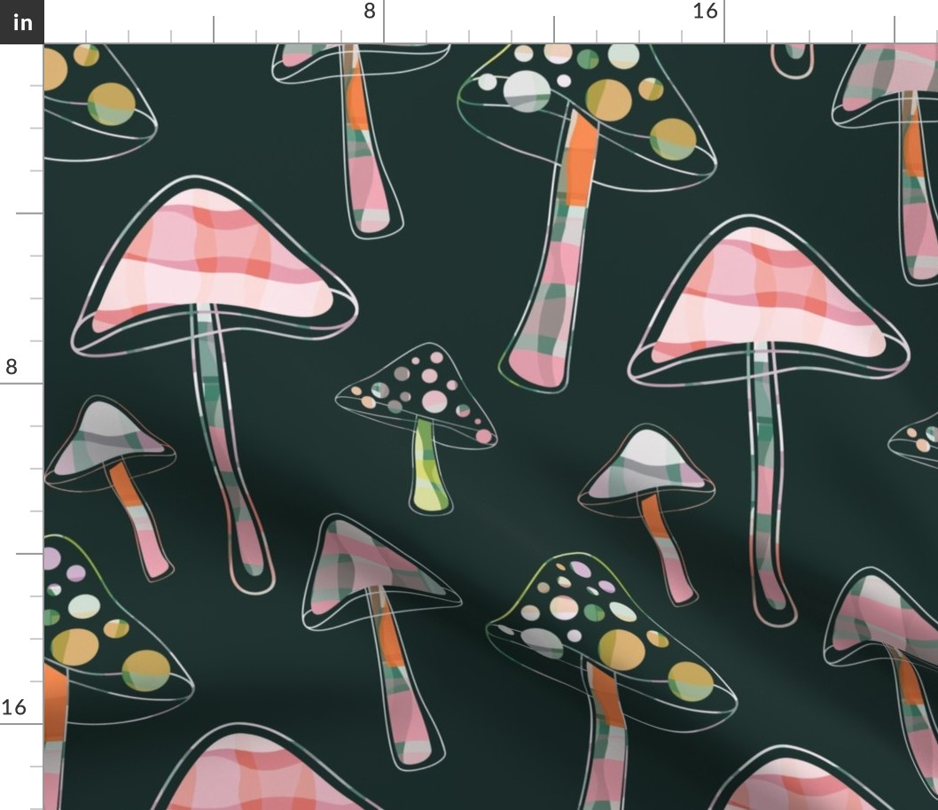 Patterned Mushrooms