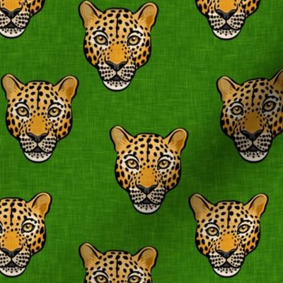 Leopards on green - LAD20