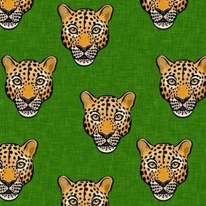 Leopards on green - LAD20