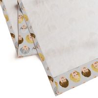 Golden Girls Faces - Large Gray