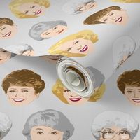 Golden Girls Faces - Large Gray