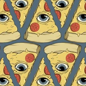 Illuminati Pizza blue