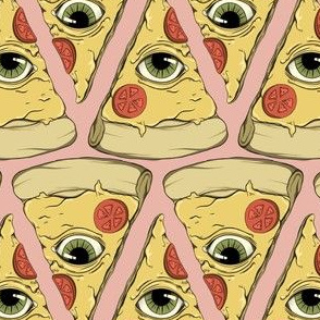 Illuminati Pizza pink