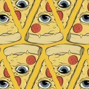 Illuminati Pizza yellow
