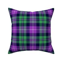 MacNeil tartan, 6" greyed green and purple