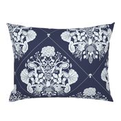 Mushrooms Medallion Damask