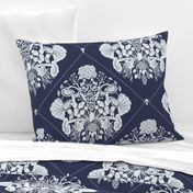 Mushrooms Medallion Damask