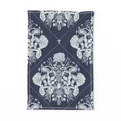 Mushrooms Medallion Damask