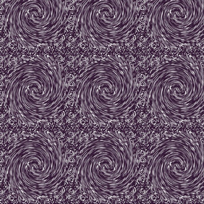 aubergine spiral