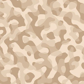 ★ GROOVY CAMO ★ Sand Beige - Small Scale / Collection : Disruptive Patterns – Camouflage Prints