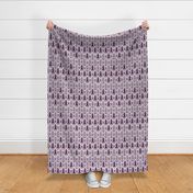 Rocket Science Damask (Purple and White)