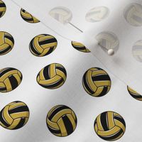 (small scale) gold and black volleyballs - LAD20BS