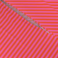 Piccadilly Pinstripes in Mod Orange + Pink