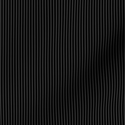 Dark Gray & Black Mini Vertical Stripe