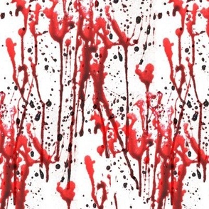 4 custom smaller blood splatter no hands horror Halloween