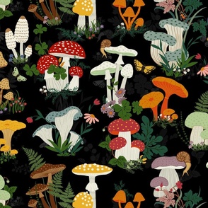 Mushroom garden / large scale
