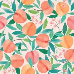 Just Peachy Peaches fruit - small repeat