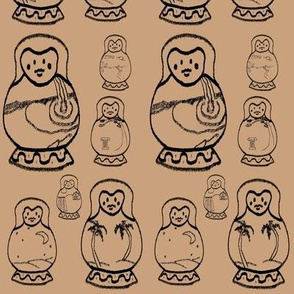 Sketchy Matryoshka Landscapes | Seasons