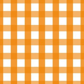 Orange Gingham