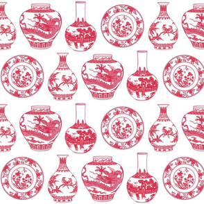 Red Chinaware - Small