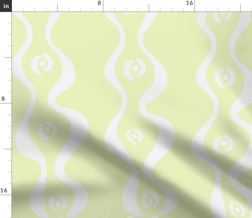 wiggly ripple stripe 1(lime)