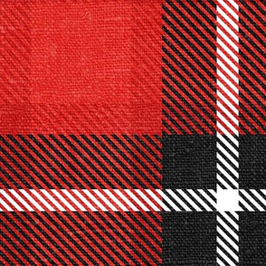 Red Twill Plaid- large scale