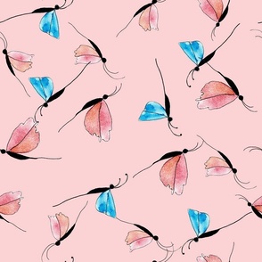 Butterfly Fling - blush