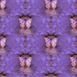 fractal butterfly - lilac