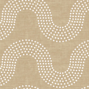 Dotted Waves Khaki