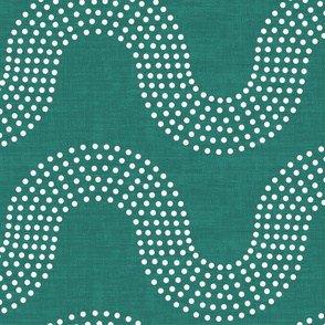 Dotted Waves Emerald