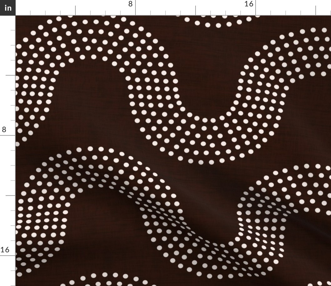 Dotted Waves Chocolate