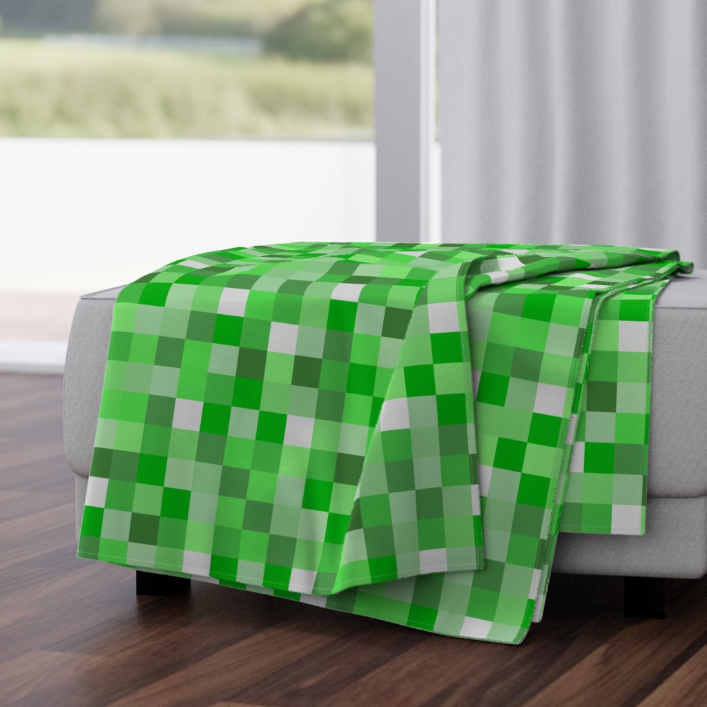 Life-like Lighter Green Pixel Blocks - 1.5"