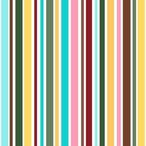 Cupcakes and Swirls Collection - Rainbow Stripes by JoyfulRose