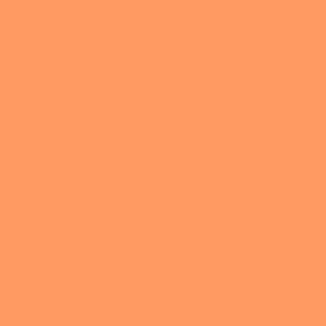 Atomic Tangerine Orange Solid Color Simple Plain Design