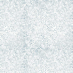 Tiny Triangle Rain -blue on white