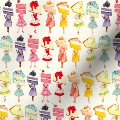 Rainbow Cake Head Pin-ups