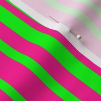 pink & green stripes 