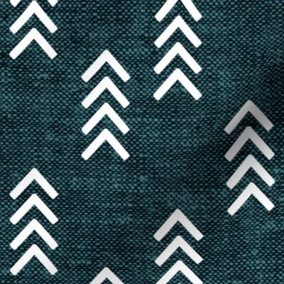 arrow stripes - dark teal - LAD20