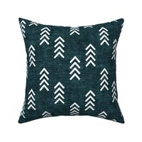 arrow stripes - dark teal - LAD20