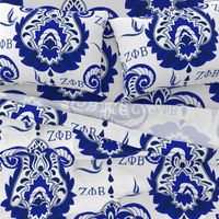 Zeta Phi Beta Paisley fabric