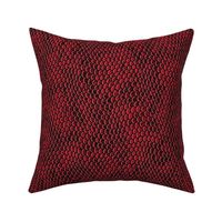 ★ REPTILE SKIN ★ Garnet Red - Large Scale / Collection : Snake Scales – Punk Rock Animal Prints 4
