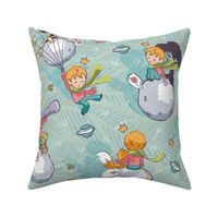 The little prince on adventure / Blue / Large scale