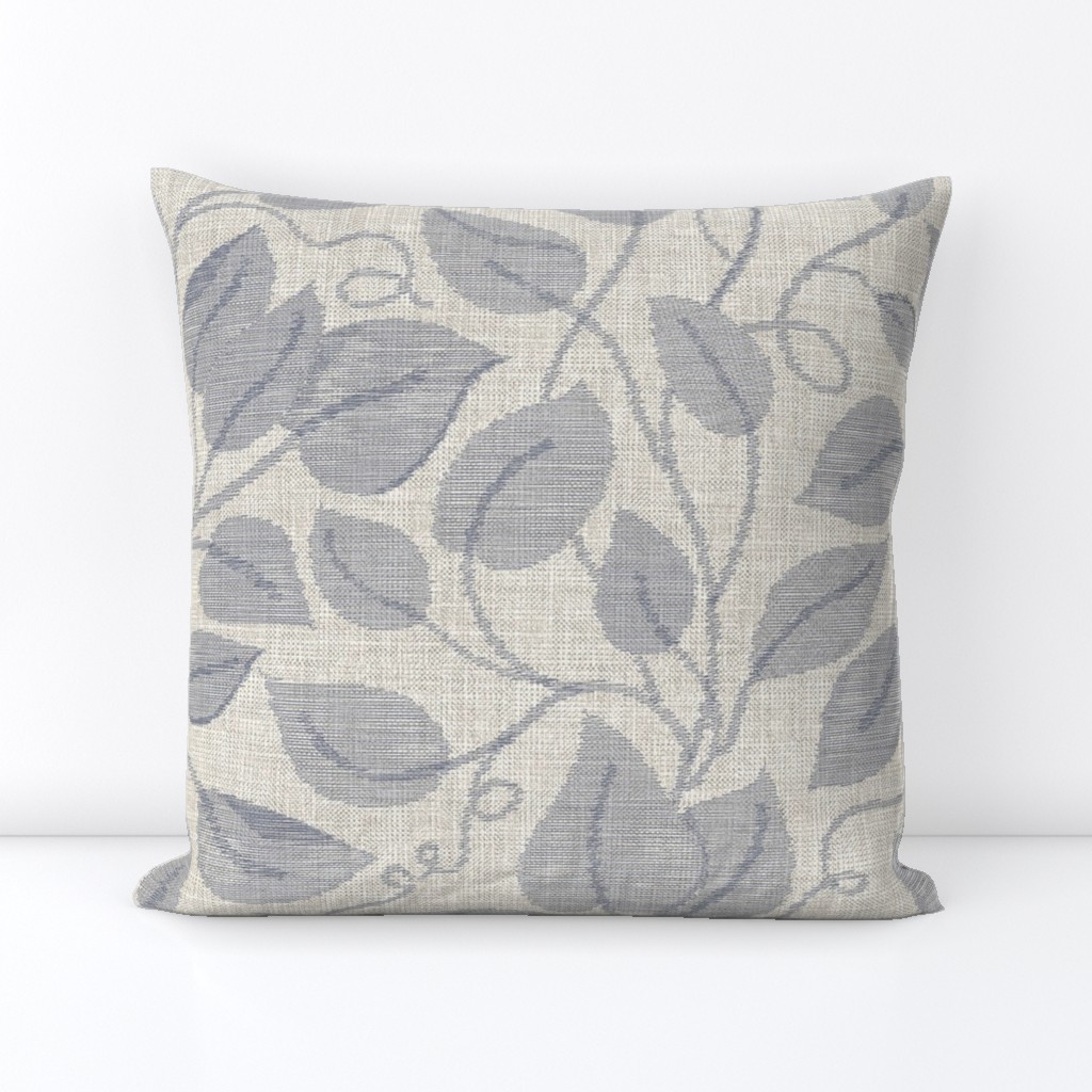 ikat vines in neutral colors 