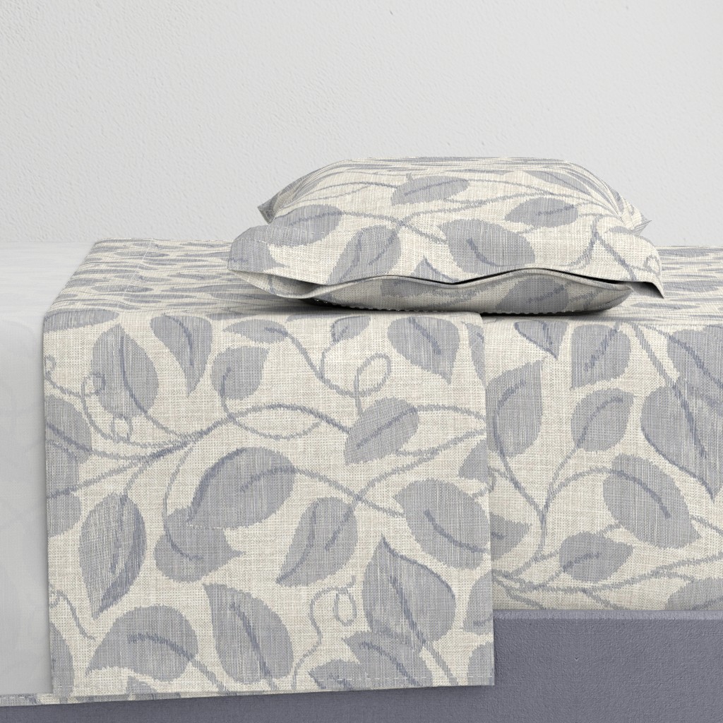 ikat vines in neutral colors 