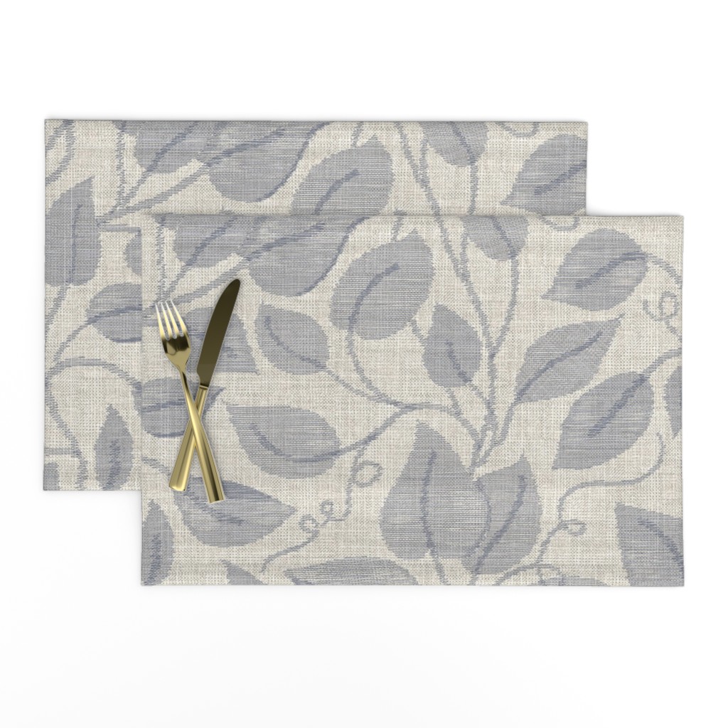 ikat vines in neutral colors 